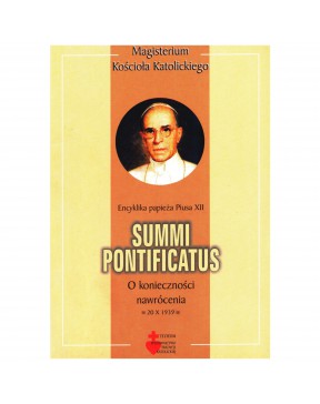Summi ponticatus - okładka przód
Przednia okładka książki Summi pontificatus Piusa XII