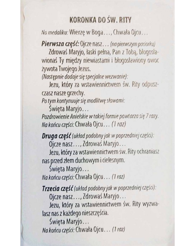 Różaniec św. Rity ze szkła weneckiego - duży czerwony - Sklep ...