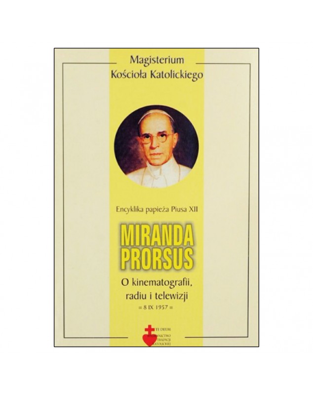 Miranda prorsus - okładka przód
Przednia okładka książki Pius XII