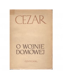O wojnie domowej - okładka przód
Przednia okładka książki O wojnie domowej Juliusza Cezara