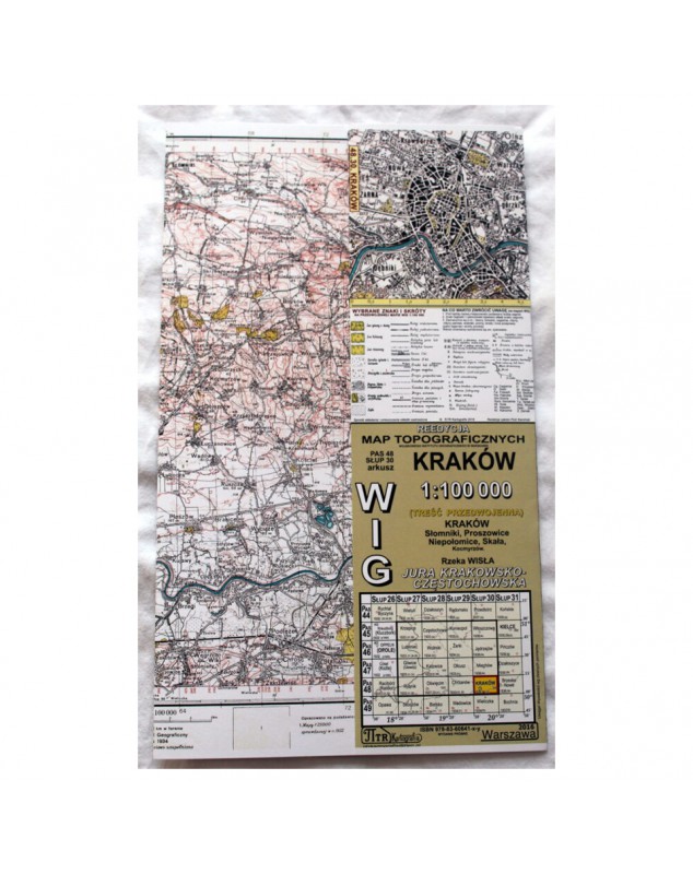 Mapa Kraków Treść Przedwojenna Sklep Wolnościowy 3dom 2586