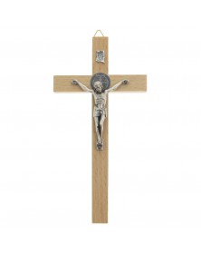 Krzyż benedyktyński - przód
Drewniany krzyż benedyktyński