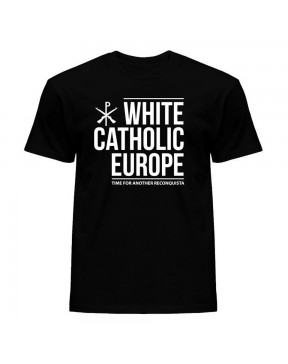 White catholic Europe - koszulka
Koszulka z nadrukiem White catholic Europe