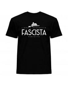 Libro e moschetto fascista perfetto - koszulka
Koszulka z nadrukiem Libro e moschetto fascista perfetto