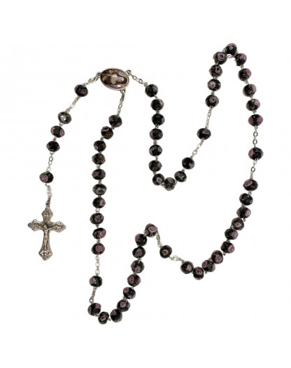 Różaniec św. Rity ze szkła weneckiego - Sklep wolnościowy 3DOM