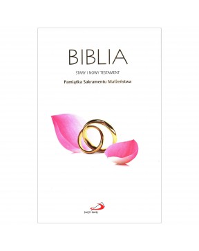 Biblia Pamiątka Ślubu