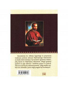 Nawiedzenia Najświętszego Sakramentu - okładka tył
Tylna okładka książki św. Alfons Liguori